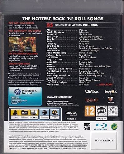 Guitar Hero 5 - PS3 (B Grade) (Genbrug)